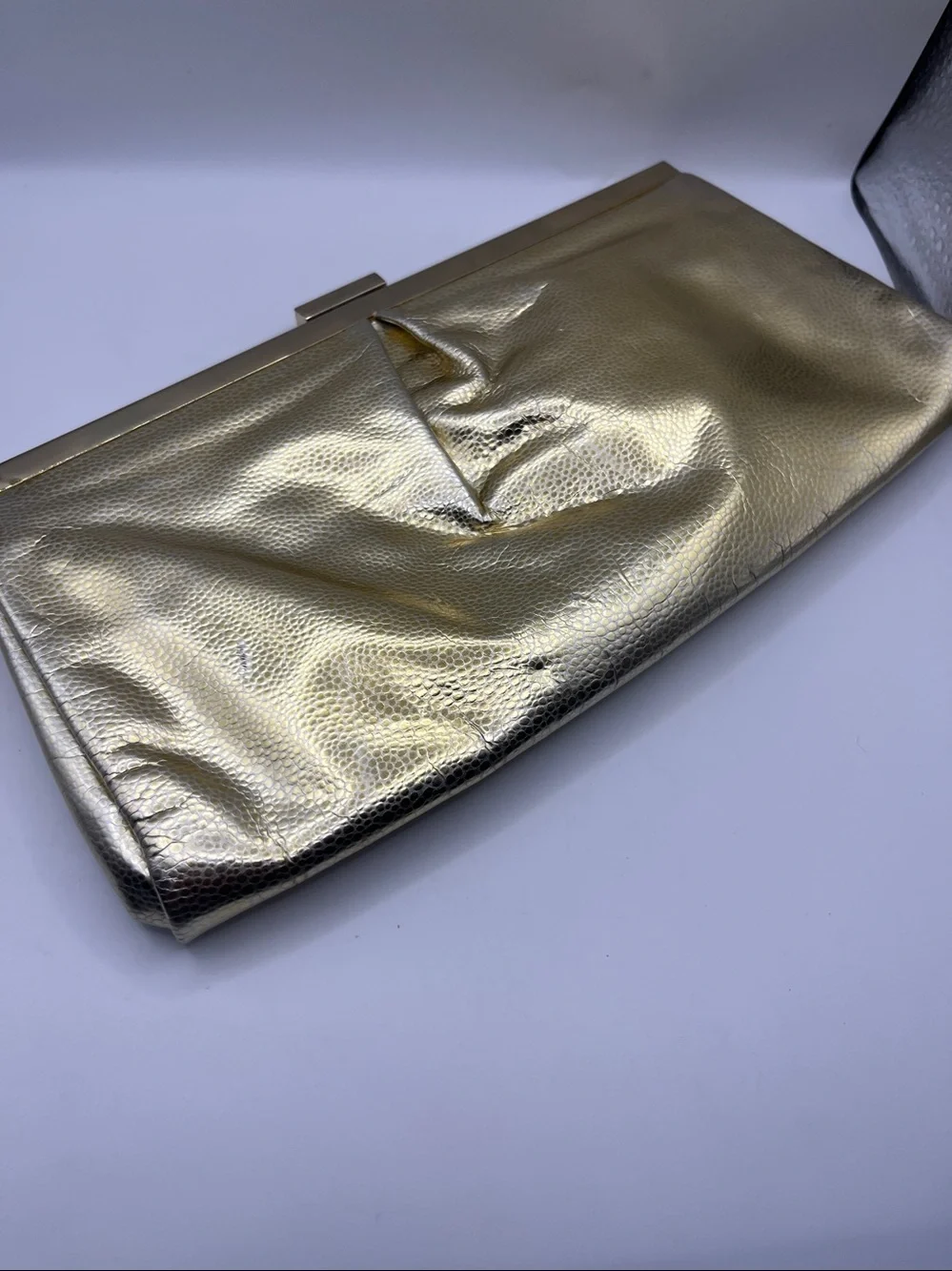 Michael Kors Very Hollywood Gold Clutch Purse